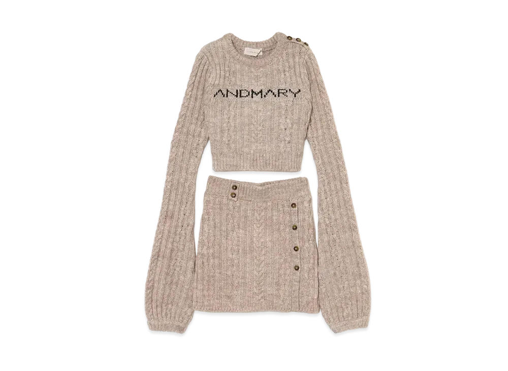 ANDMARY Marie Knit Set Up "Beige"