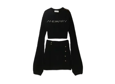 ANDMARY Marie Knit Set Up "Black"