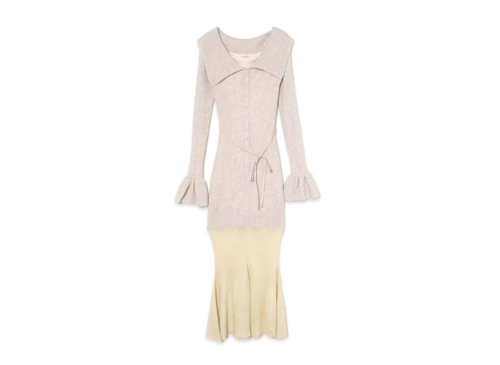 ANDMARY Emma Silky Dress "Beige"