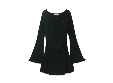ANDMARY Fleur Knit Mini Dress "Black"