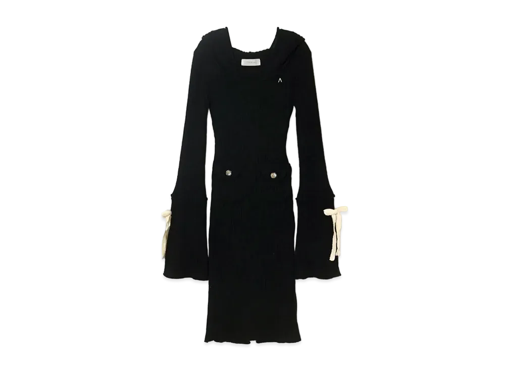 ANDMARY デミニットミニドレス ANDMARY】Sailor knit mini dress