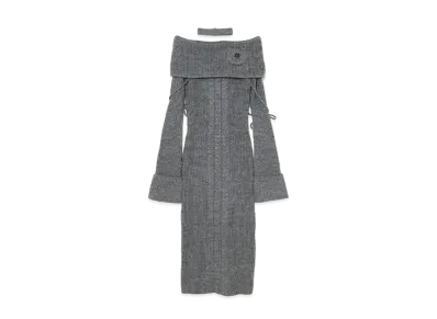 ANDMARY May Cable Knit Dress "Black"