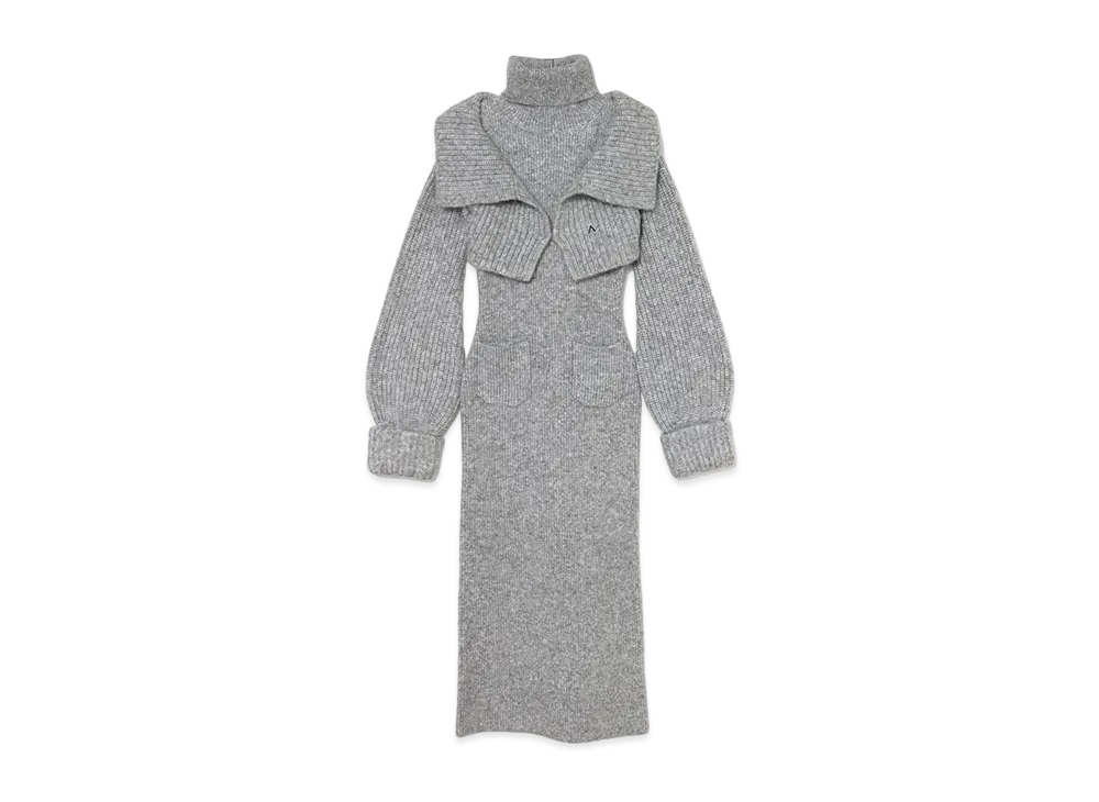 ANDMARY Luz Knit Set Dress "Gray"