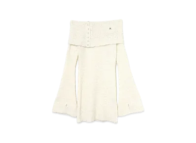 ANDMARY Aurora Knit Mini Dress "Ivory"