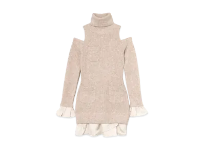 ANDMARY Demi Knit Mini Dress "Beige"