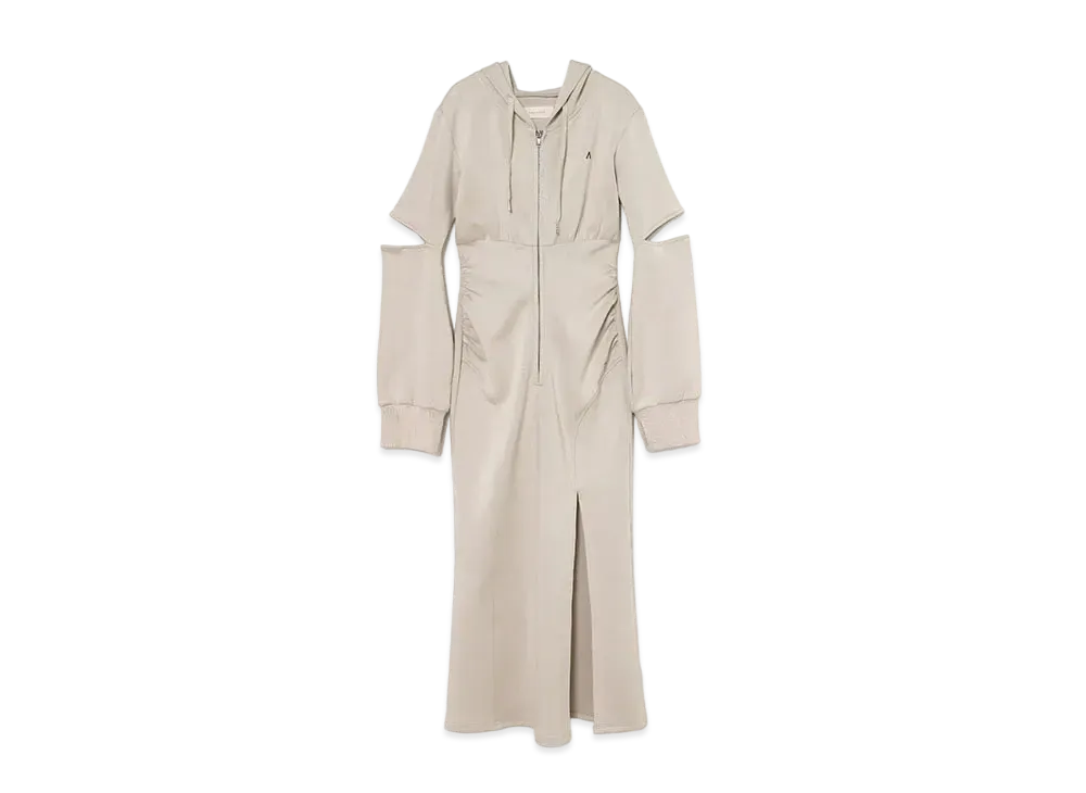 ANDMARY Erla Slit Dress "Greige"