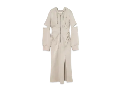 ANDMARY Erla Slit Dress "Greige"