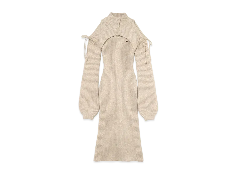 ANDMARY Rothy Knit Set Dress "Beige"