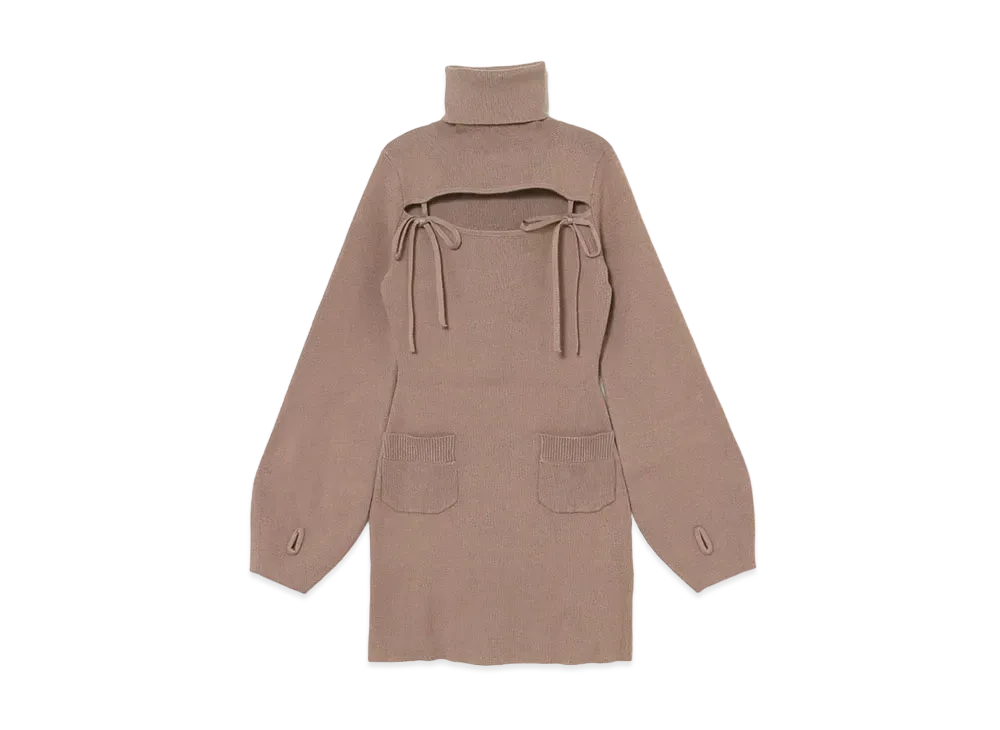 ANDMARY Bebe Mini Dress "Greige"
