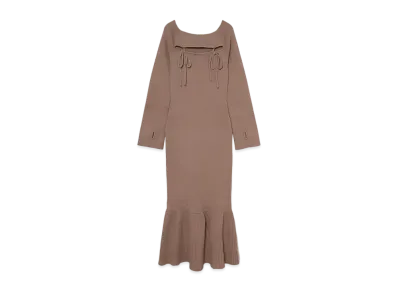 ANDMARY Bebe Knit Dress "Greige"