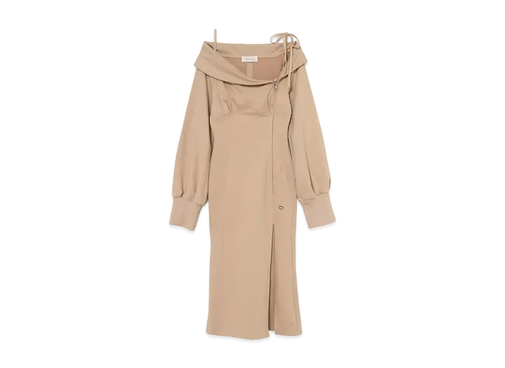 ANDMARY Calinaslit Dress "Mocha Brown"