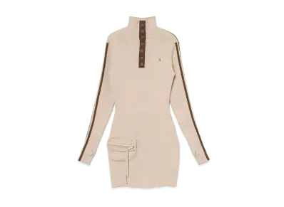 ANDMARY Zoe Pocket Mini Dress "Beige"