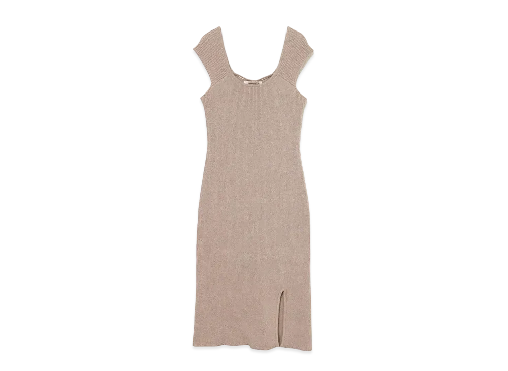ANDMARY Leia Ribbon Dress "Beige"