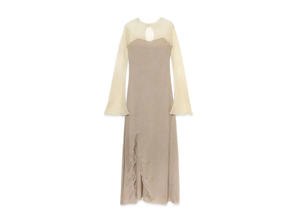 ANDMARY Sarah Silky Dress "Beige"
