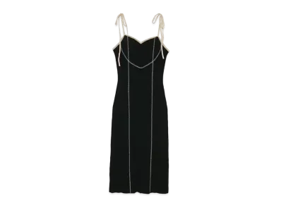 ANDMARY Heart Stitch Long Dress "Black"