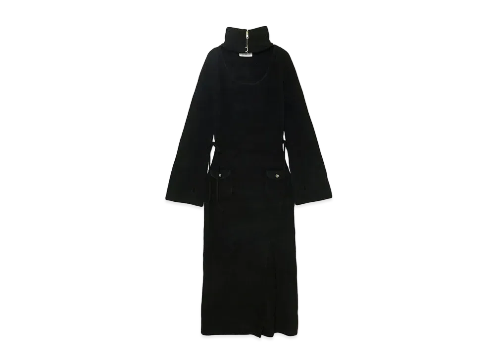 ANDMARY Fluffy Butterfly Dress "Black"