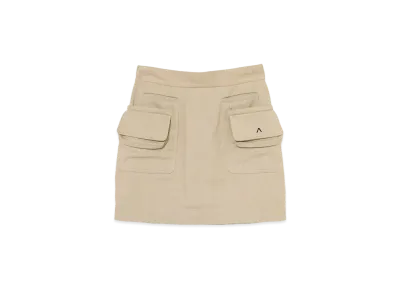 ANDMARY Emma Pocket Mini Skirt "Beige"