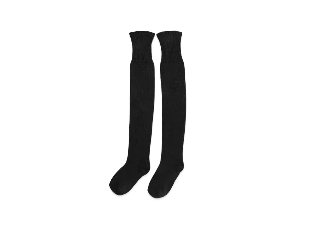 ANDMARY Baby Rib Knit Knee High Socks "Black"