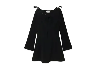 ANDMARY Lamia Knit Set Mini Dress "Black"