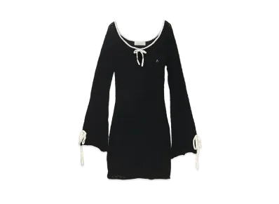 ANDMARY Lily Crochet Mini Dress "Black"