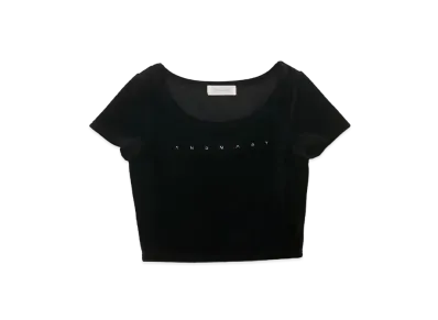 ANDMARY Sonia Logo Tops "Black"