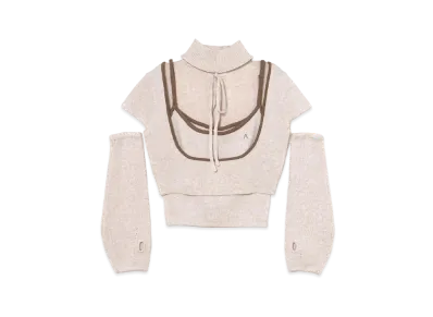 ANDMARY Kitty Knit Set "Beige"