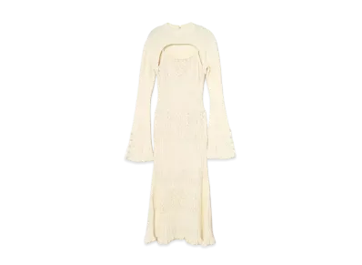 ANDMARY Layered Crochet Dress "Ivory"