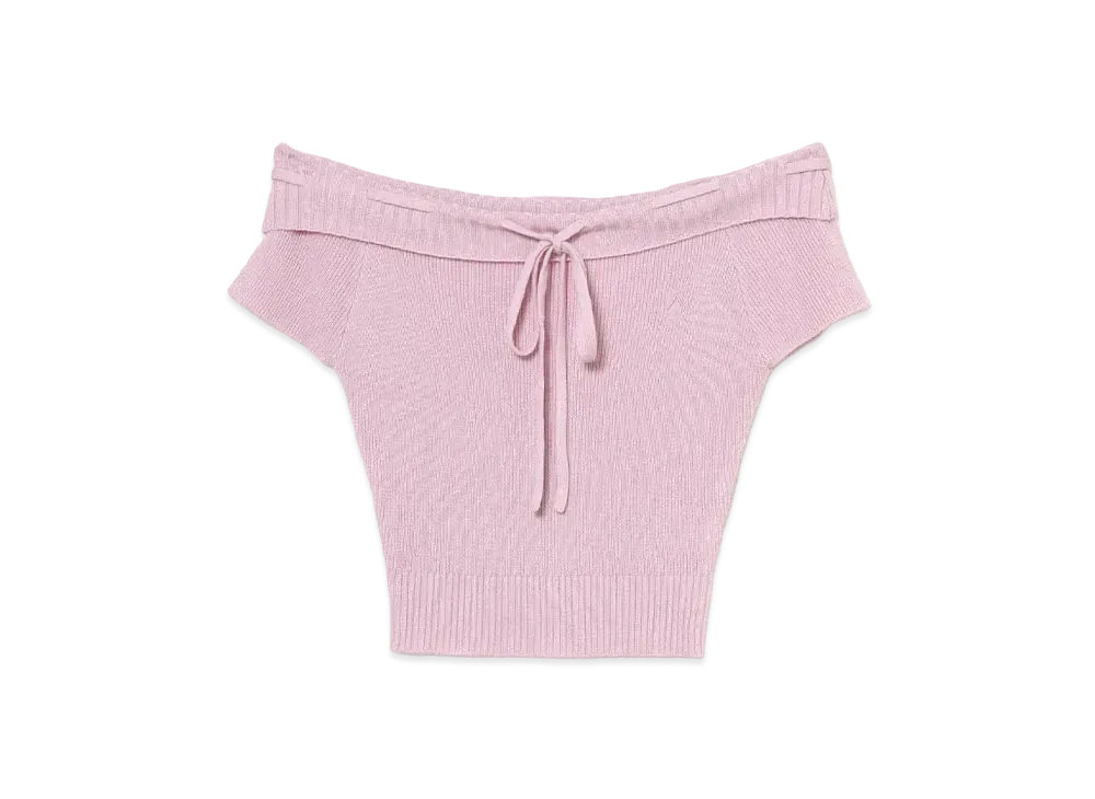 ANDMARY Lisa Offshoulder Tops "Pink"