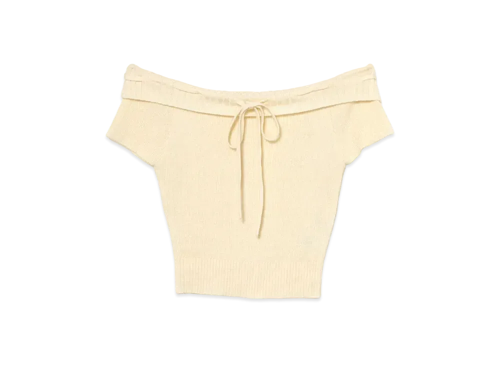 ANDMARY Lisa Offshoulder Tops "Ivory"