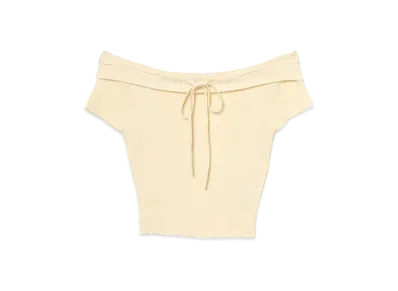 ANDMARY Lisa Offshoulder Tops "Ivory"