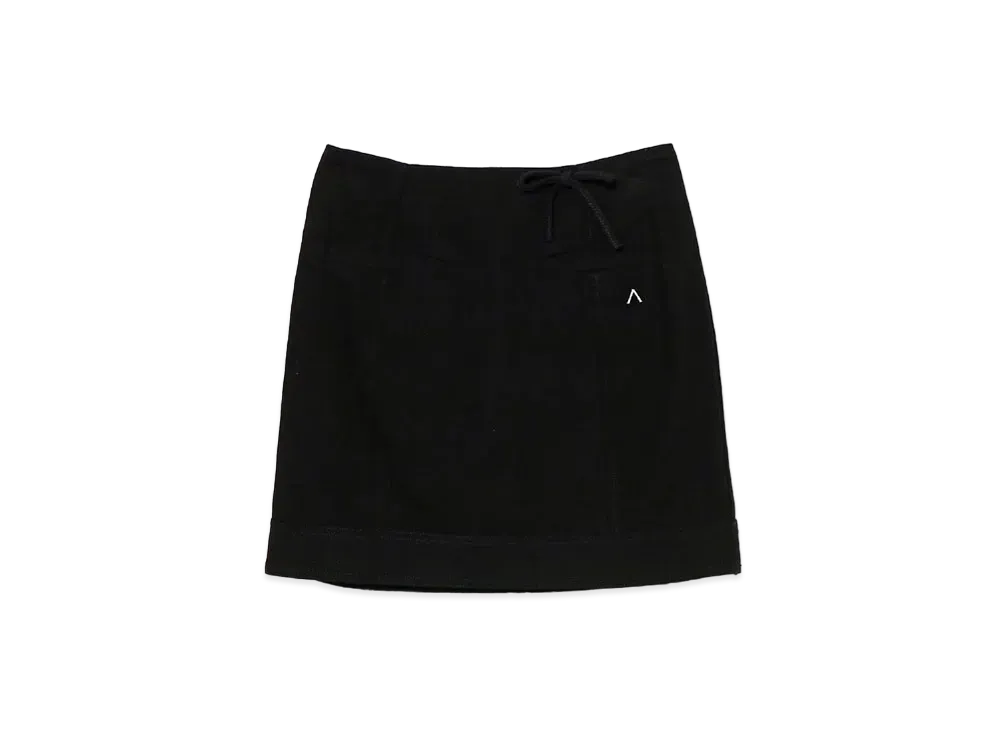ANDMARY Lara Ribbon Mini Skirt "Black"
