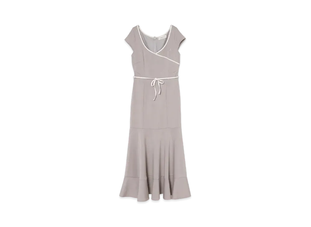 ANDMARY Clarice Cachecoeur Dress "Pink Beige"