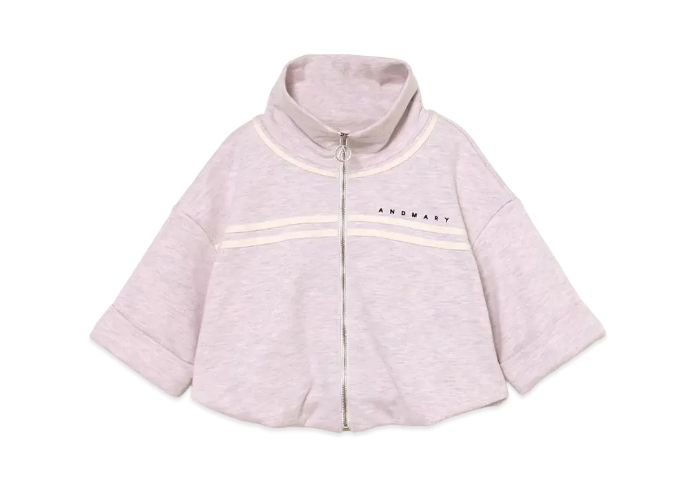 ANDMARY Ami Line Zip Tops "Pink"