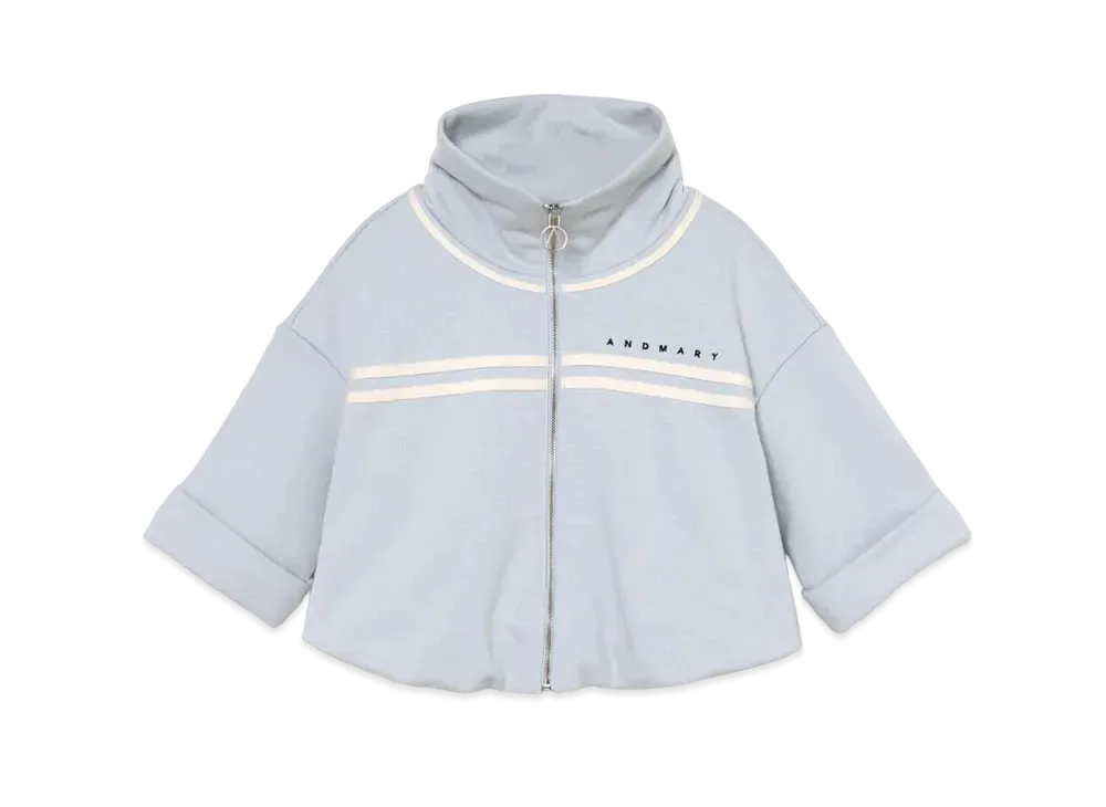 ANDMARY Ami Line Zip Tops "Ice Blue"