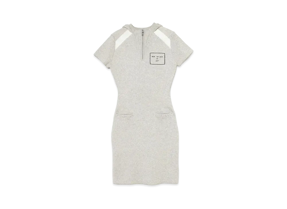 ANDMARY Eve Knit Mini Dress "Gray"