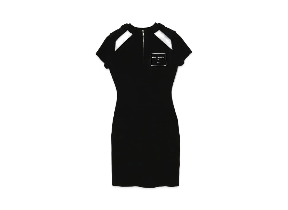 ANDMARY Eve Knit Mini Dress "Black"