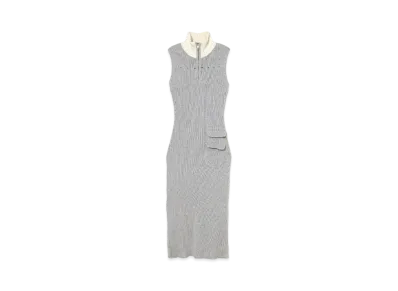ANDMARY Leila Knit Long Dress "Gray"