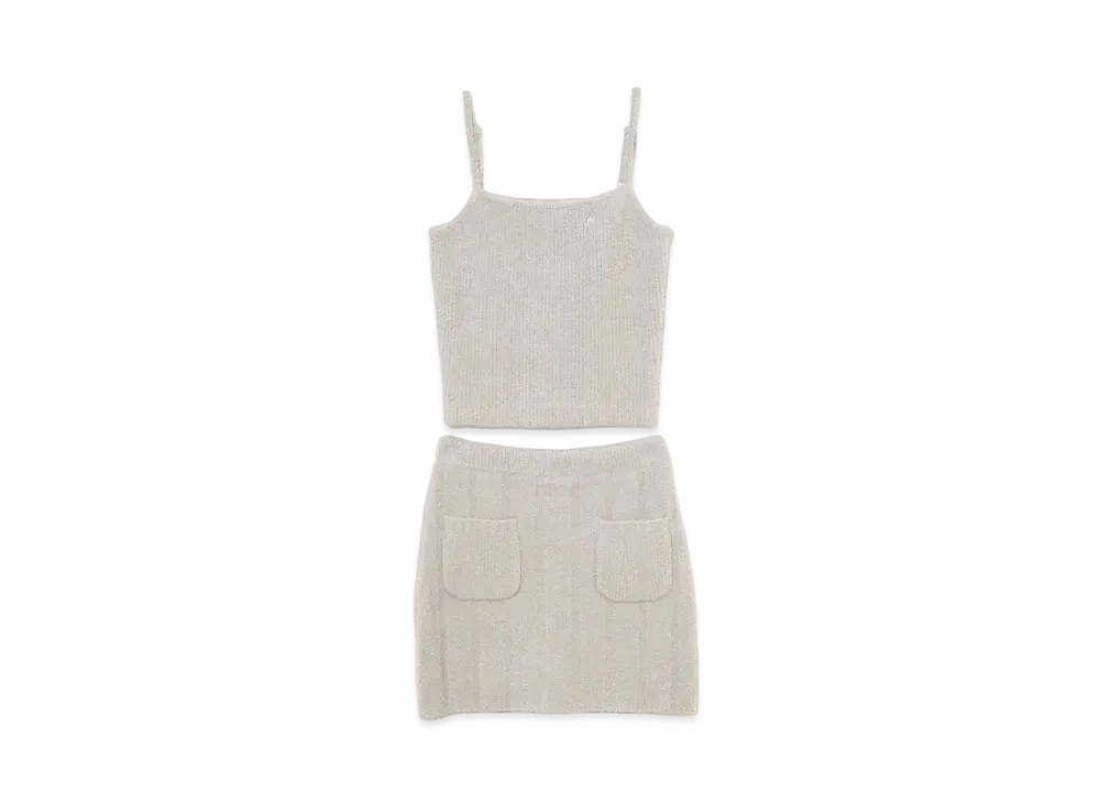 ANDMARY Ashley Cami Skirt Set "Light Gray"