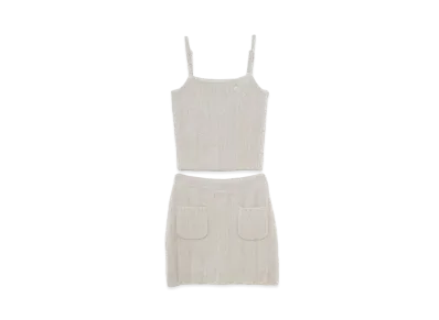 ANDMARY Ashley Cami Skirt Set "Light Gray"