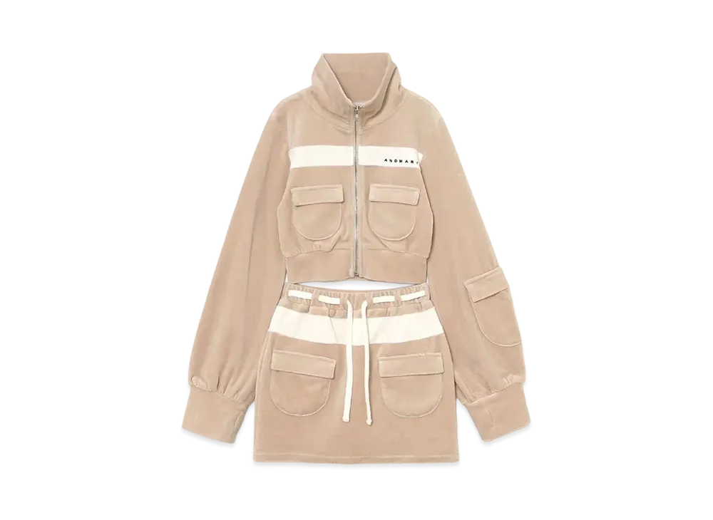 ANDMARY Wendy Pocket Set Up "Pink Beige"