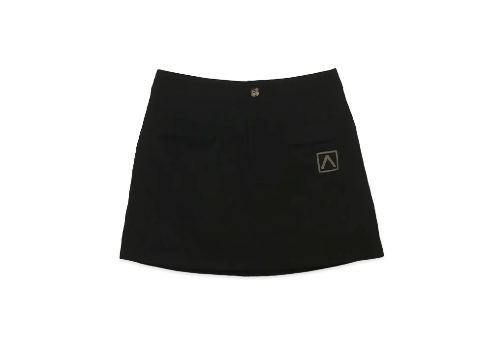 スカート andmary Jane logo mini skirt Jane logo mini skirt