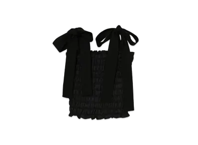 ANDMARY May Shirring Tops "Black"