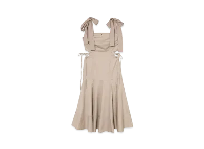 ANDMARY Ann Ribbon Dress "Beige"