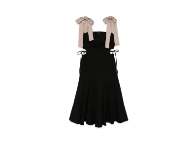 ANDMARY Ann Ribbon Dress "Black"