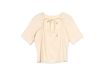 ANDMARY Chelsea Ribbon Tops "Ivory"