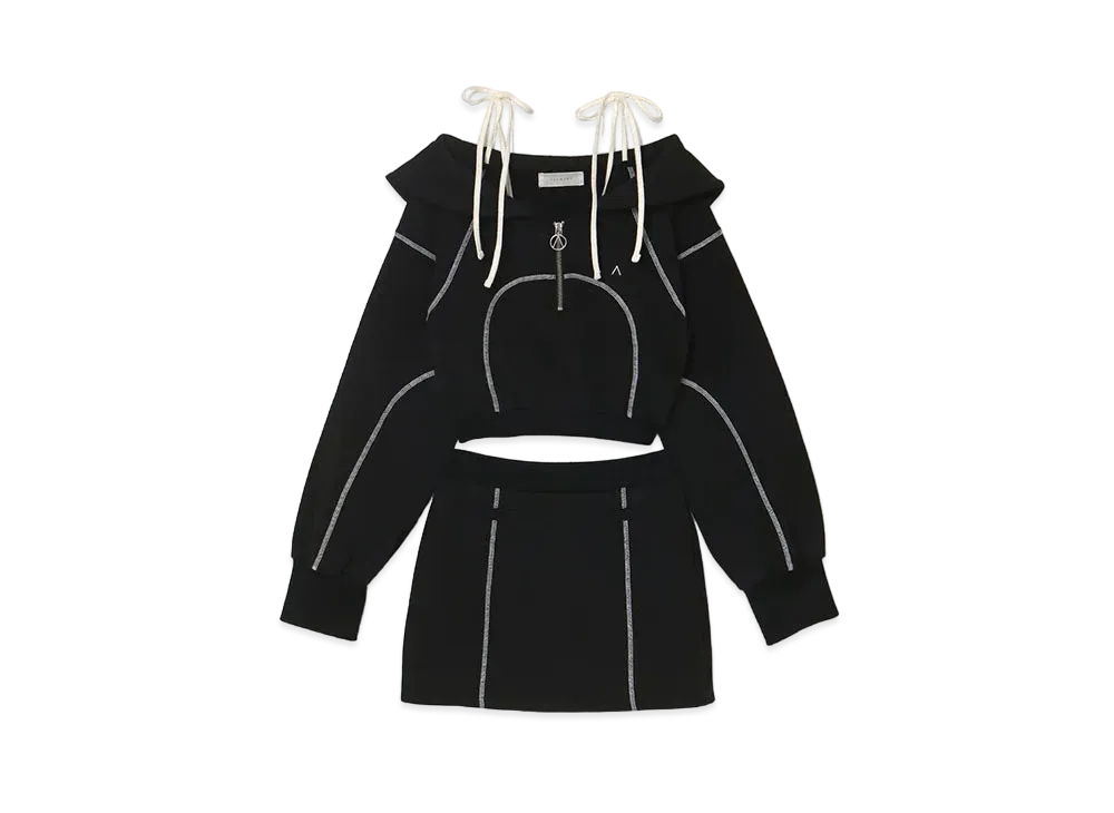 【新品未使用品】andmary Wren girls set up ブラック ANDMARY Wren Girls Set Up 