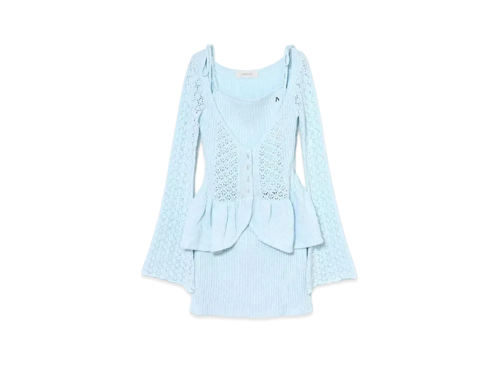 ANDMARY Evelyn Knit Set Up "Ice Blue"