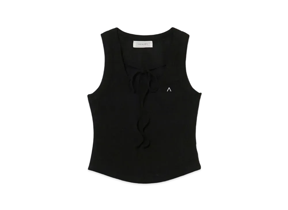 ANDMARY Bella Ribbon Tops "Black"