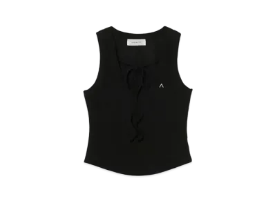 ANDMARY Bella Ribbon Tops "Black"