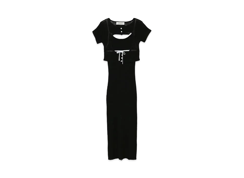ANDMARY Elf Knit Dress "Black"
